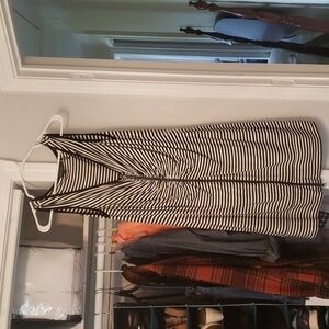 EUC Stripped Black and White Dress